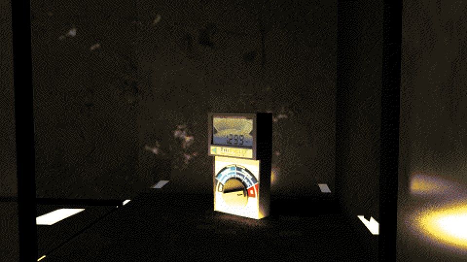 3D model of an EMF in a glass case